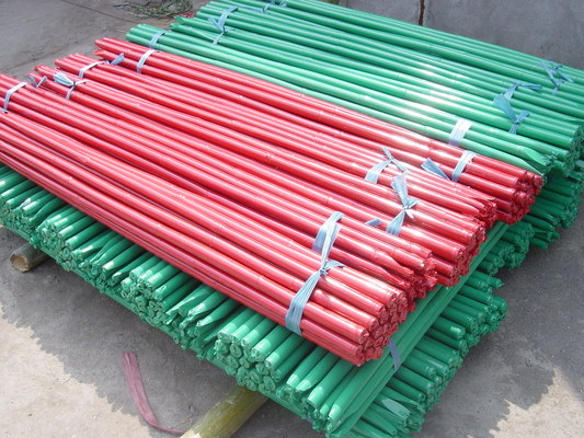 verde Polos de bambu do comprimento de 40cm 60cm 90cm 120cm que pintam o verde