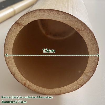 Polo de bambu cru 100% natural para bastões de bambu de jardinagem/estacas da qualidade superior da construção e da decoração