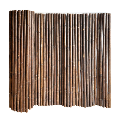 Tela de bambu rolada casa que cerca almofadar de bambu decorativo do jardim do quintal