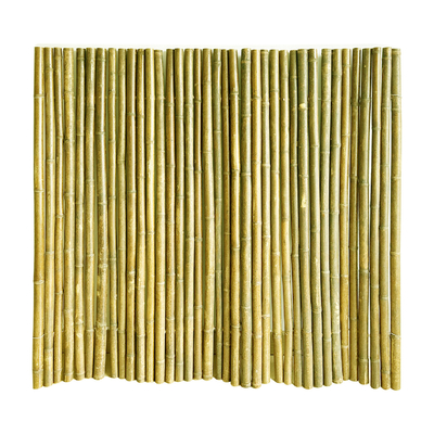 Cerco de bambu 1.5x1.5m decorativo feito a mão natural do rolamento do quintal da cerca