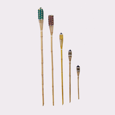 60cm 90cm 120cm 150cm Lanterna de óleo de bambu tecido natural