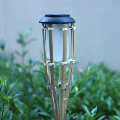 partido de bambu de Tiki Torches For Garden Lighting Luau da tocha feito a mão de bambu natural de 180cm