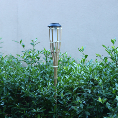 partido de bambu de Tiki Torches For Garden Lighting Luau da tocha feito a mão de bambu natural de 180cm