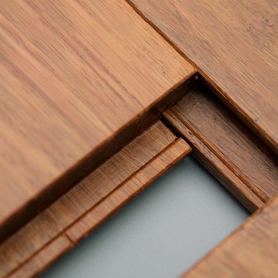 Clique o revestimento de bambu tecido do parquet do fechamento a costa contínua de bambu para a mobília exterior interna