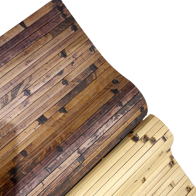 Do papel de parede 3D decorativo de bambu da grão de Moso rolo almofadando de bambu com teste padrão natural