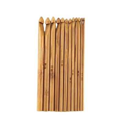 Teça o bambu que do ofício do fio as agulhas de confecção de malhas circulares carbonizaram as agulhas de crochê de bambu do punho