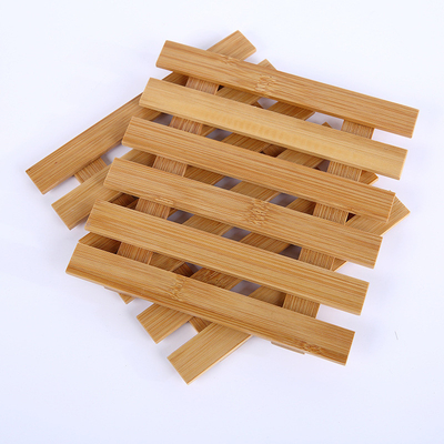 Pires de madeira de bambu naturais leves Mat For Succulent Plant Pots confortável da planta