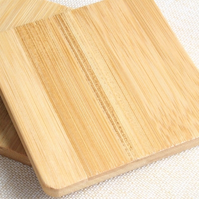 Subterrâneas de bambu para artesanato, subterrâneas quadradas e redondas para artesanato revestidas
