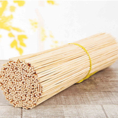 Espigas de bambu sem estilhaços para churrasco, churrasqueira, aperitivo, cabos de frutas, fonte de chocolate