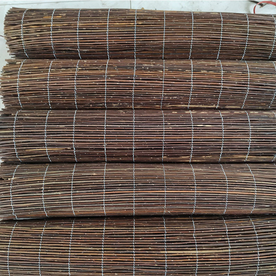 Eco-friendly Green Natural Willow Fence Tratada à Quente Estrutura de Madeira Trepadeira